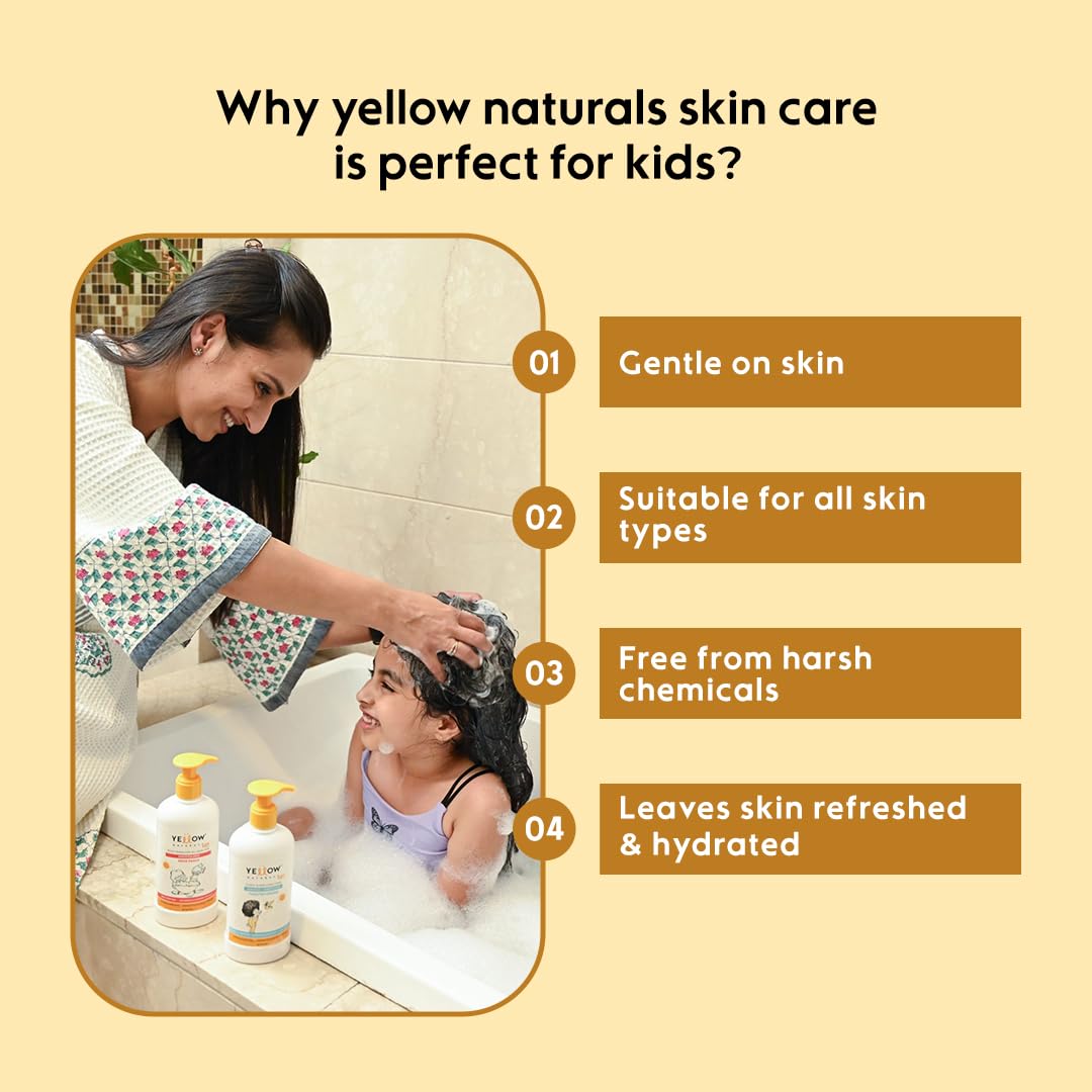 Curly Hair Shampoo + Conditioner & Hydrating Body Wash Combo for Kids - Apple Peach & Toasted Vanilla