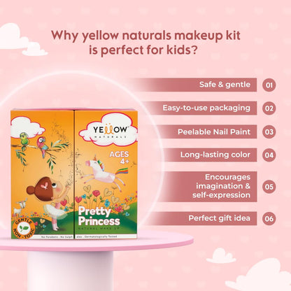 Makeup Kit for Kids | All Natural Skin Safe | Set of 10